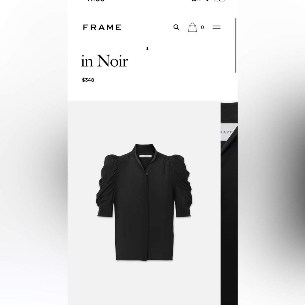 Frame silk blouse